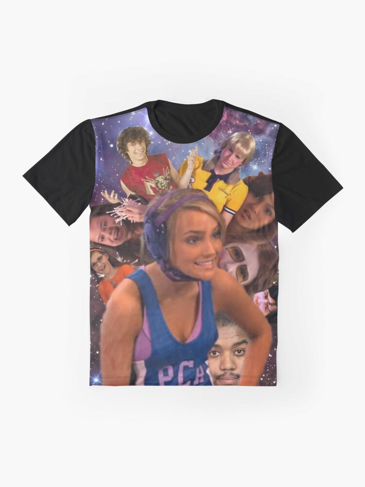 Zoey 101 Character Collage Graphic T-Shirt - Flat lay