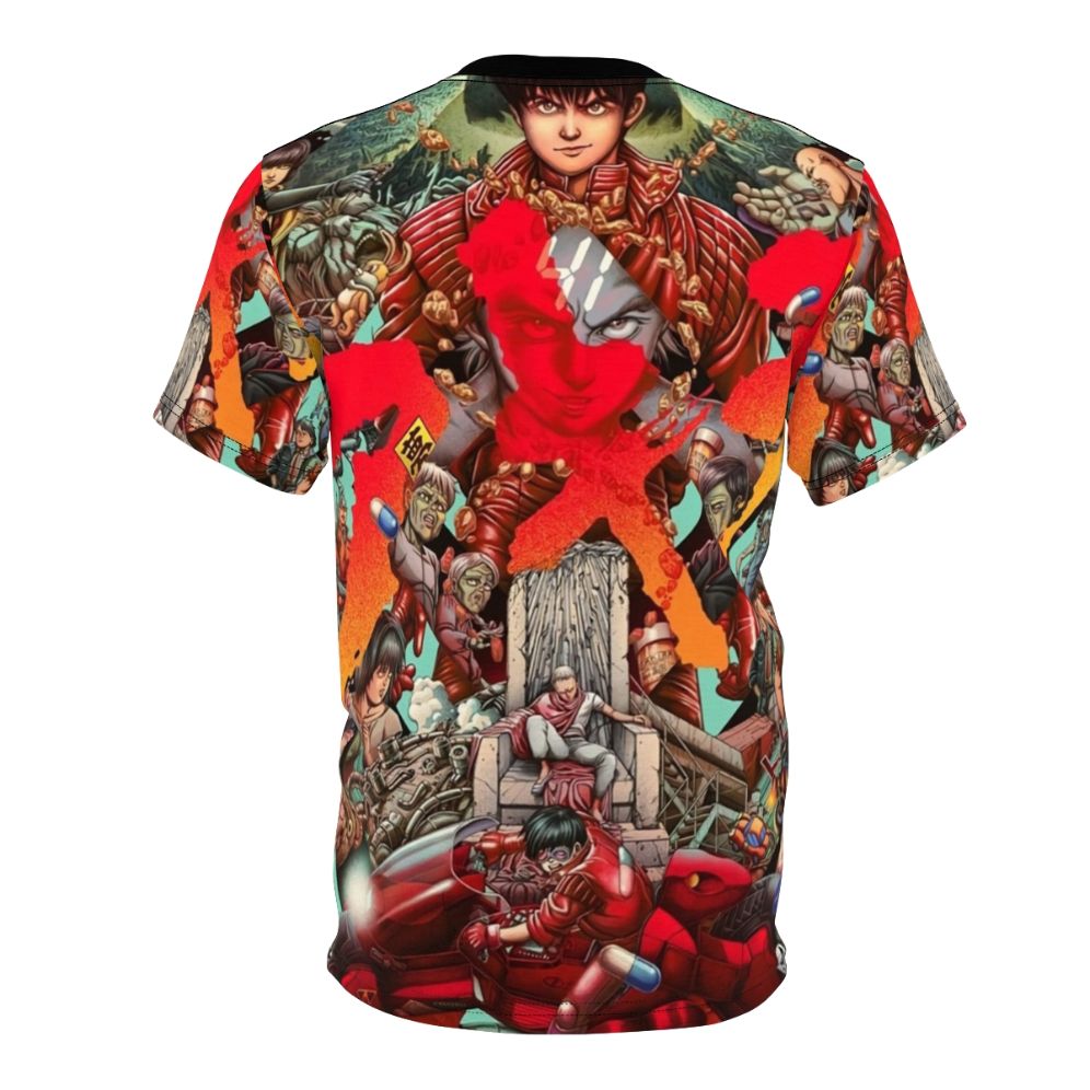 Vintage-inspired Akira anime t-shirt featuring the iconic Neo Tokyo design - Back