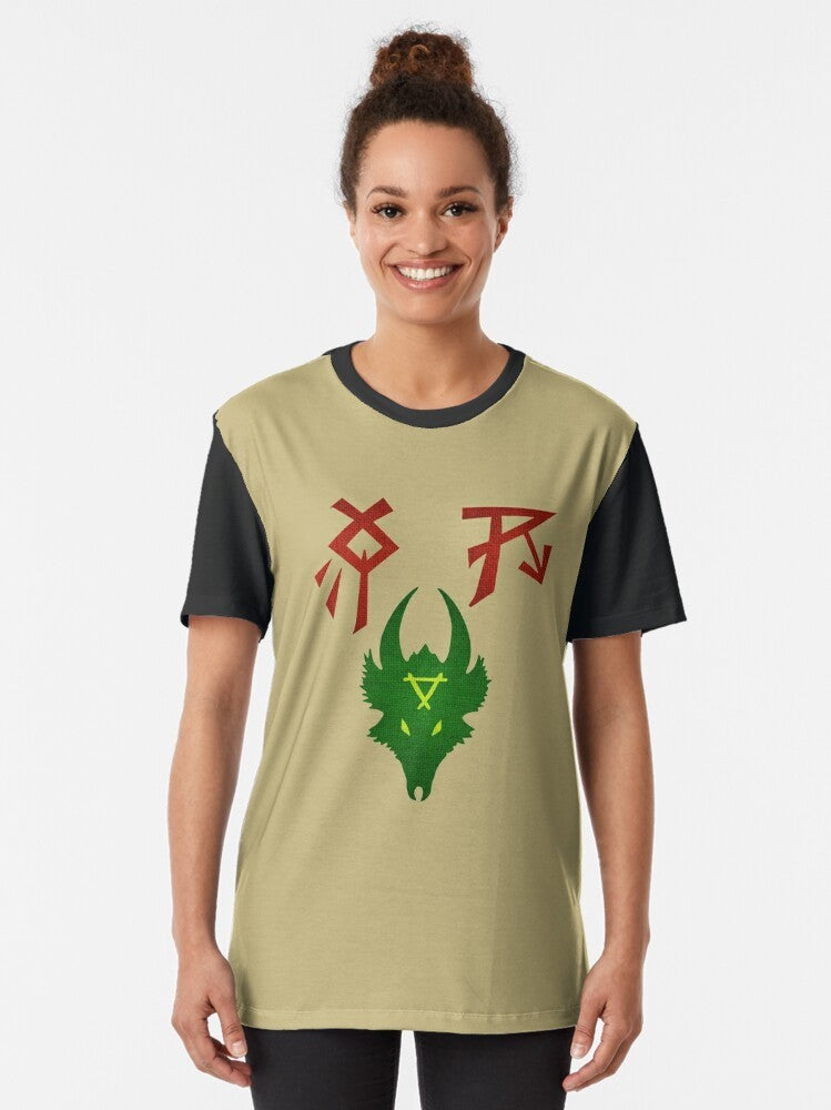 Ikit Claw's Clan Skryre faction symbol graphic t-shirt - Women