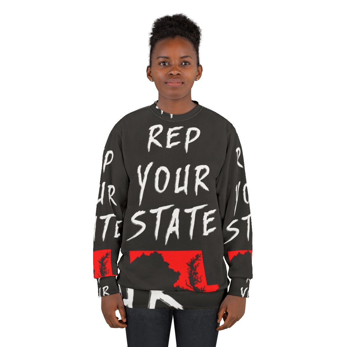 Maryland state pride sweatshirt - women