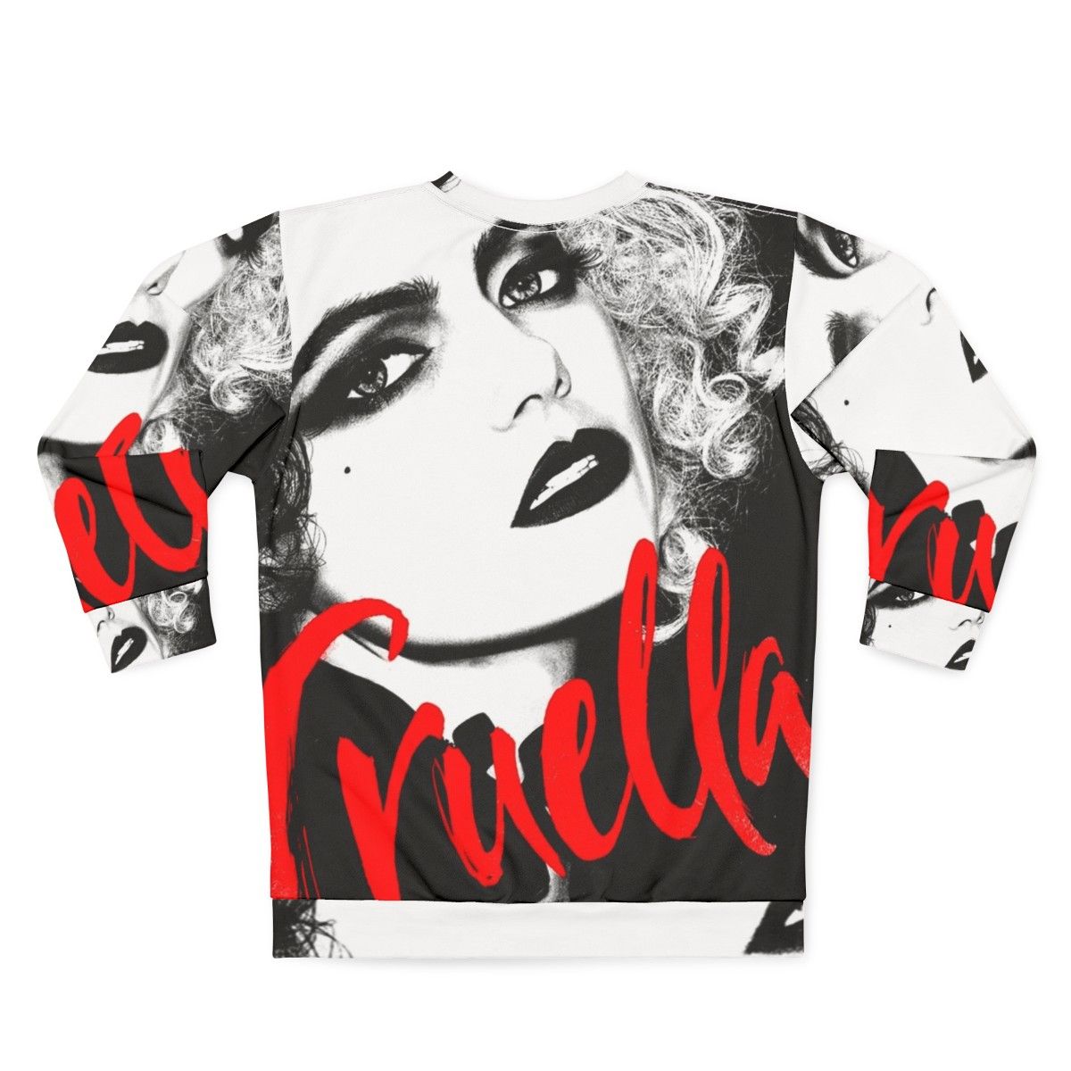 Cruella De Vil Disney Villain Sweatshirt - Back