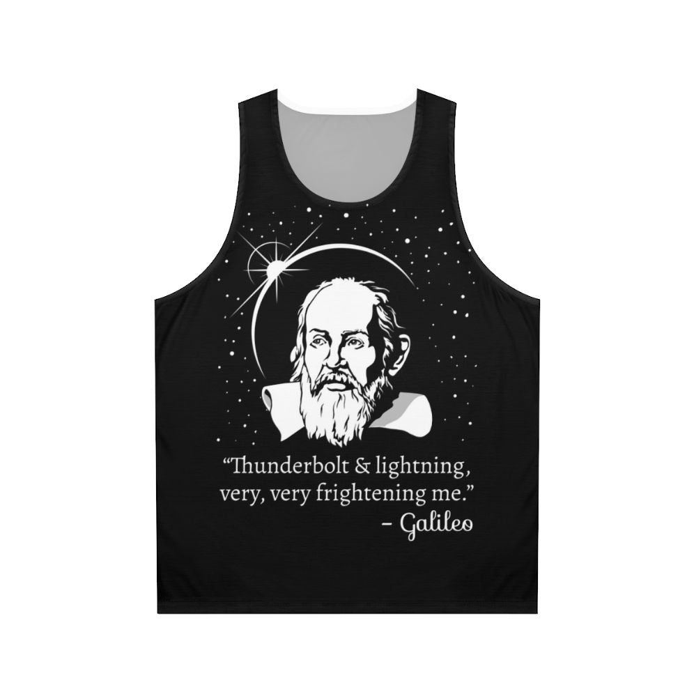 Retro Galileo Graphic Unisex Tank Top