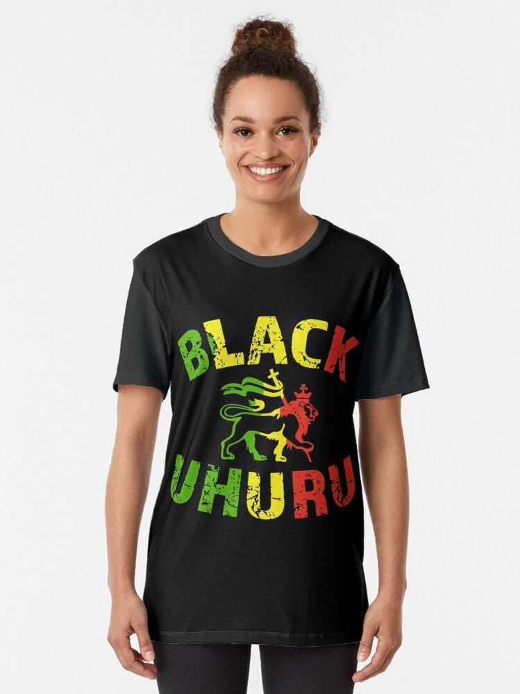 Jamaican Lion Graphic T-Shirt - Women