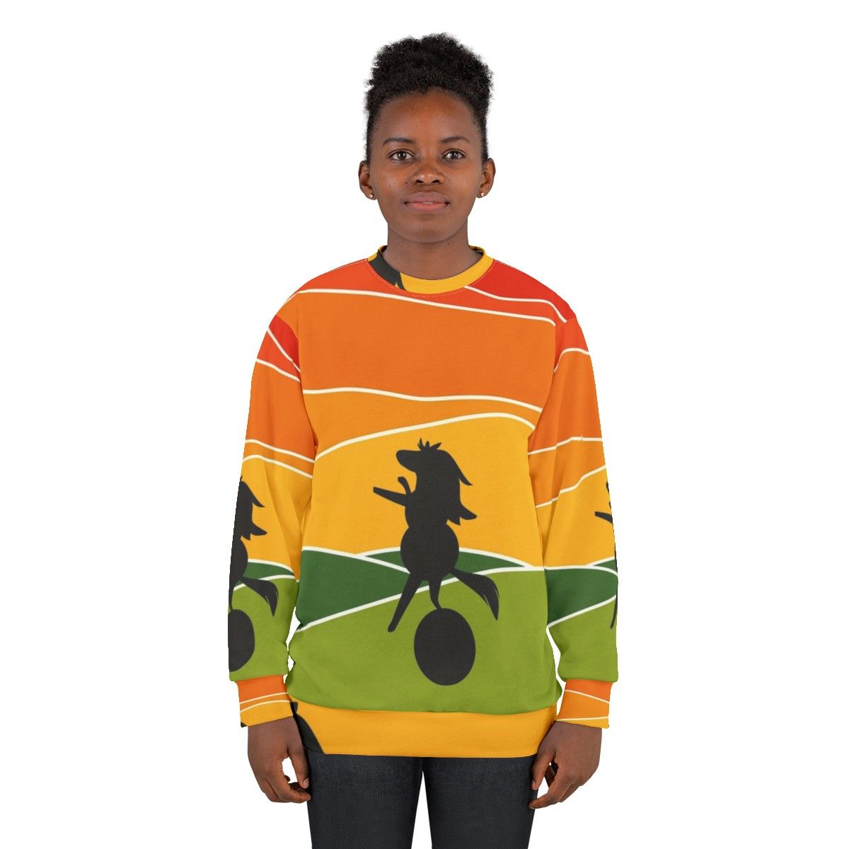 Adventure Time James Baxter Sunset Minimal Sweatshirt - women