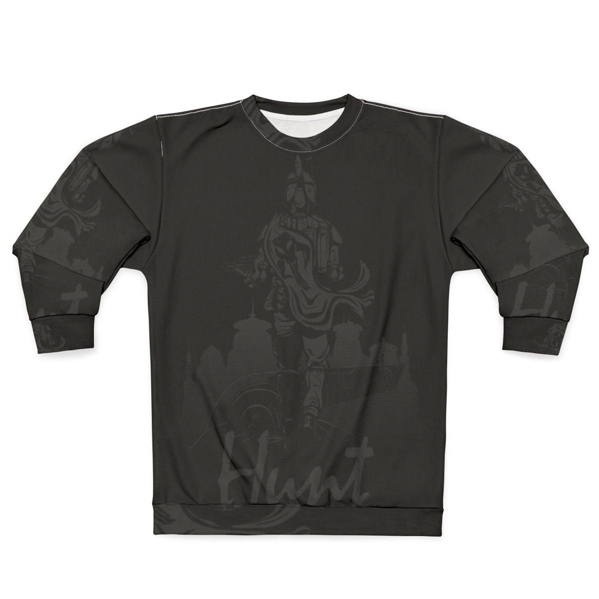 Blackout Edition Hunt Sweatshirt with Star Wars Bounty Hunter Graphic