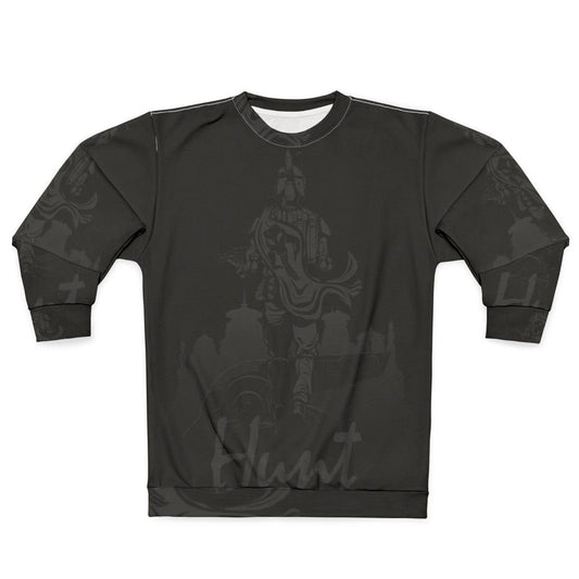 Blackout Edition Hunt Sweatshirt with Star Wars Bounty Hunter Graphic