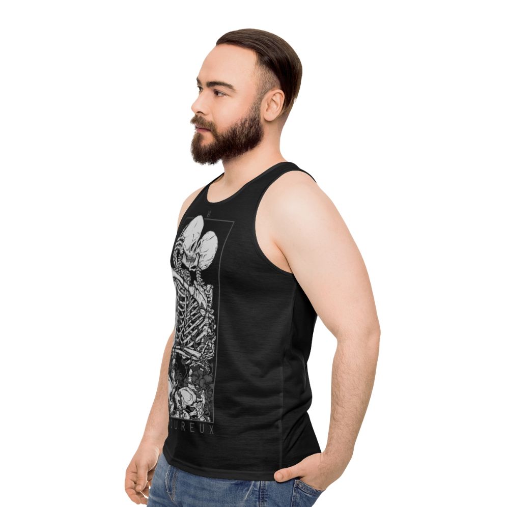 Lovers Unisex Gothic Tank Top - men side