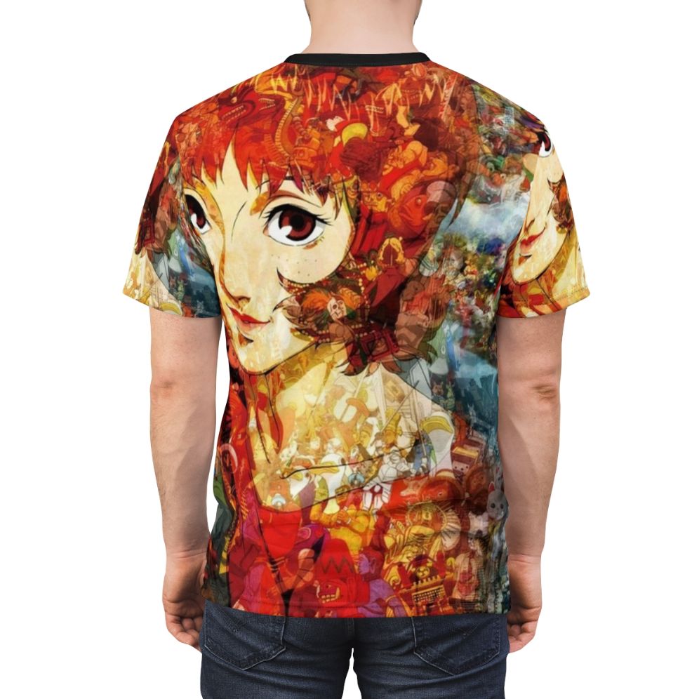 Paprika-inspired t-shirt featuring a vibrant anime design - men back