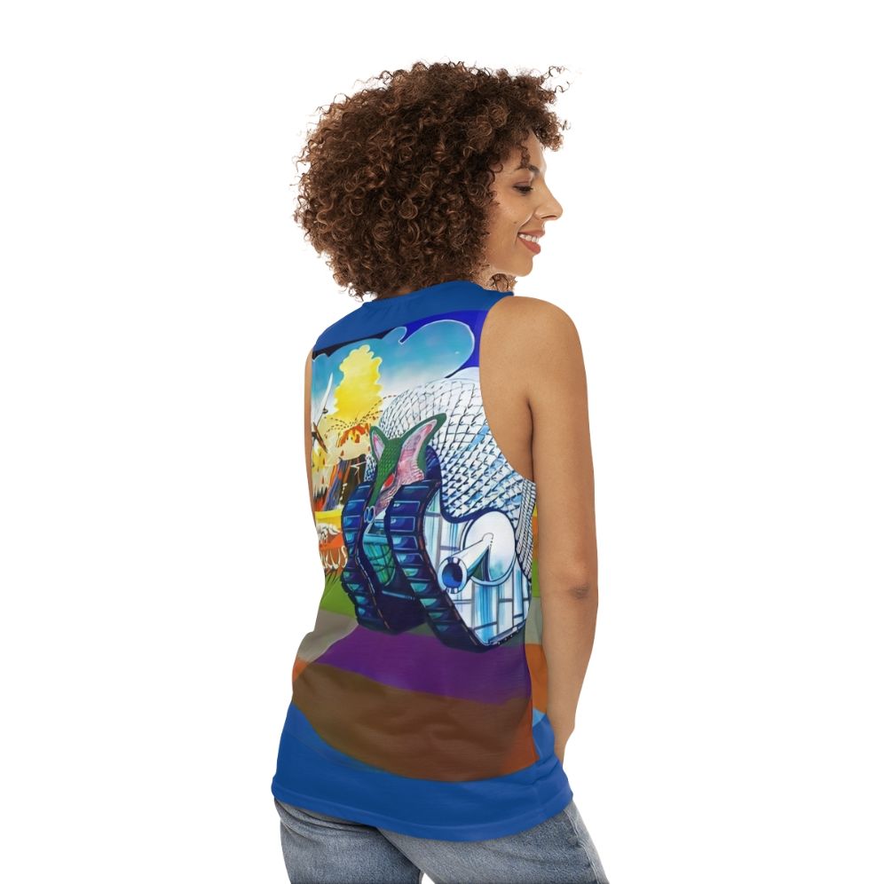 Elp Tarkus 1971 Progressive Rock Tank Top - women back