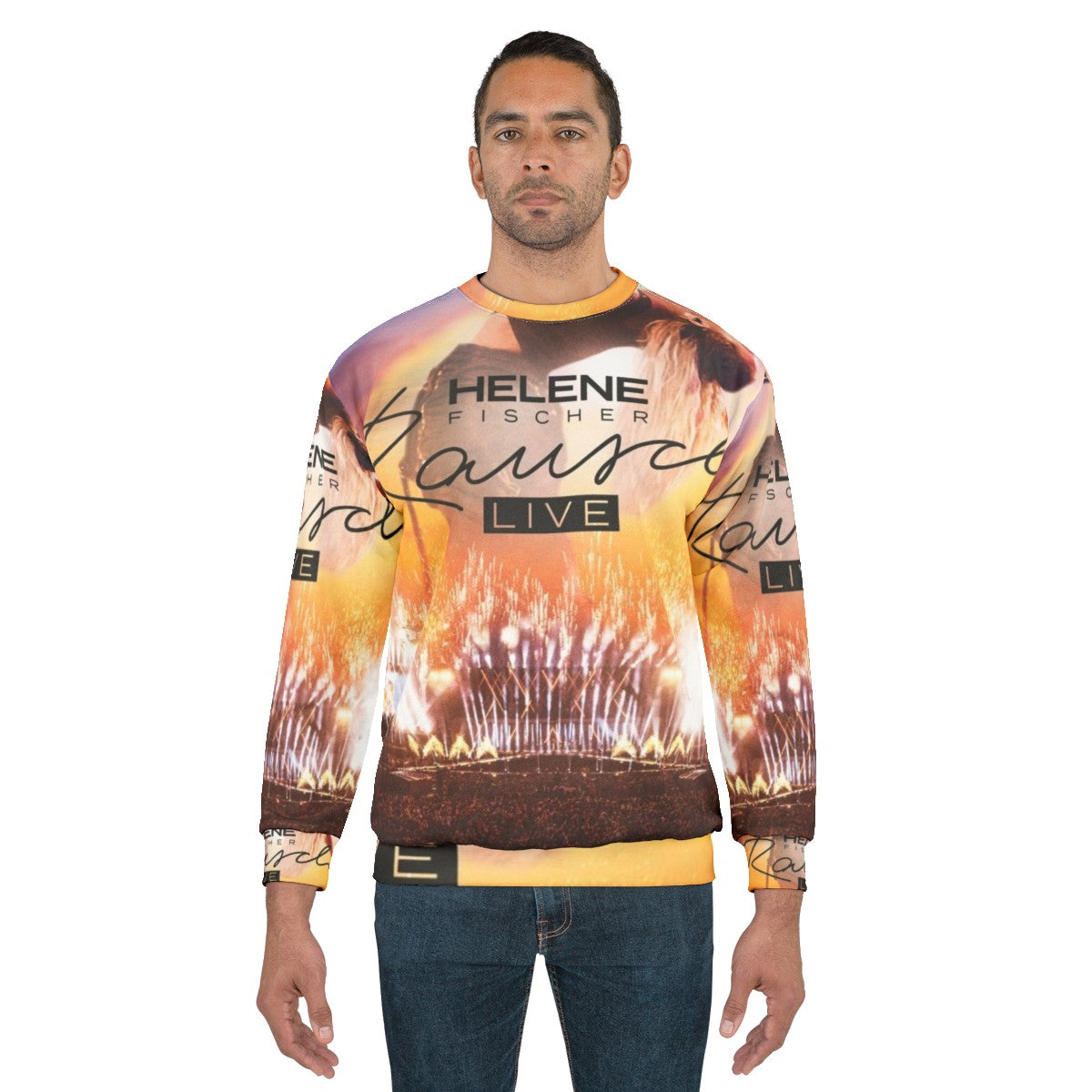 Helene Fischer Rausch Live Sweatshirt with pop music and concert aesthetic design - men