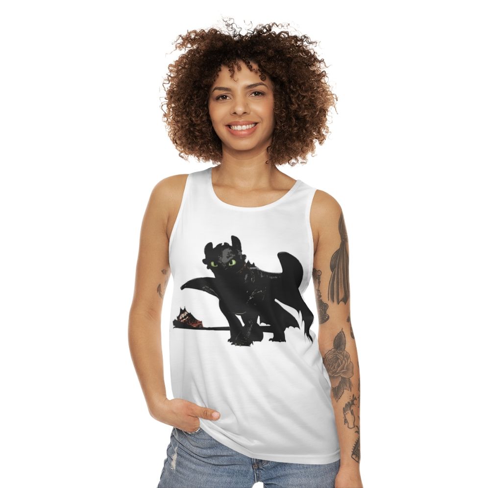 Toothless Unisex Tank Top - women