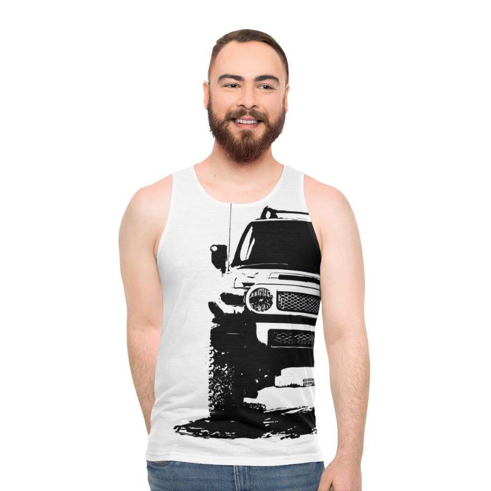 "No Road No Problem Unisex Adventure Tank Top" - men