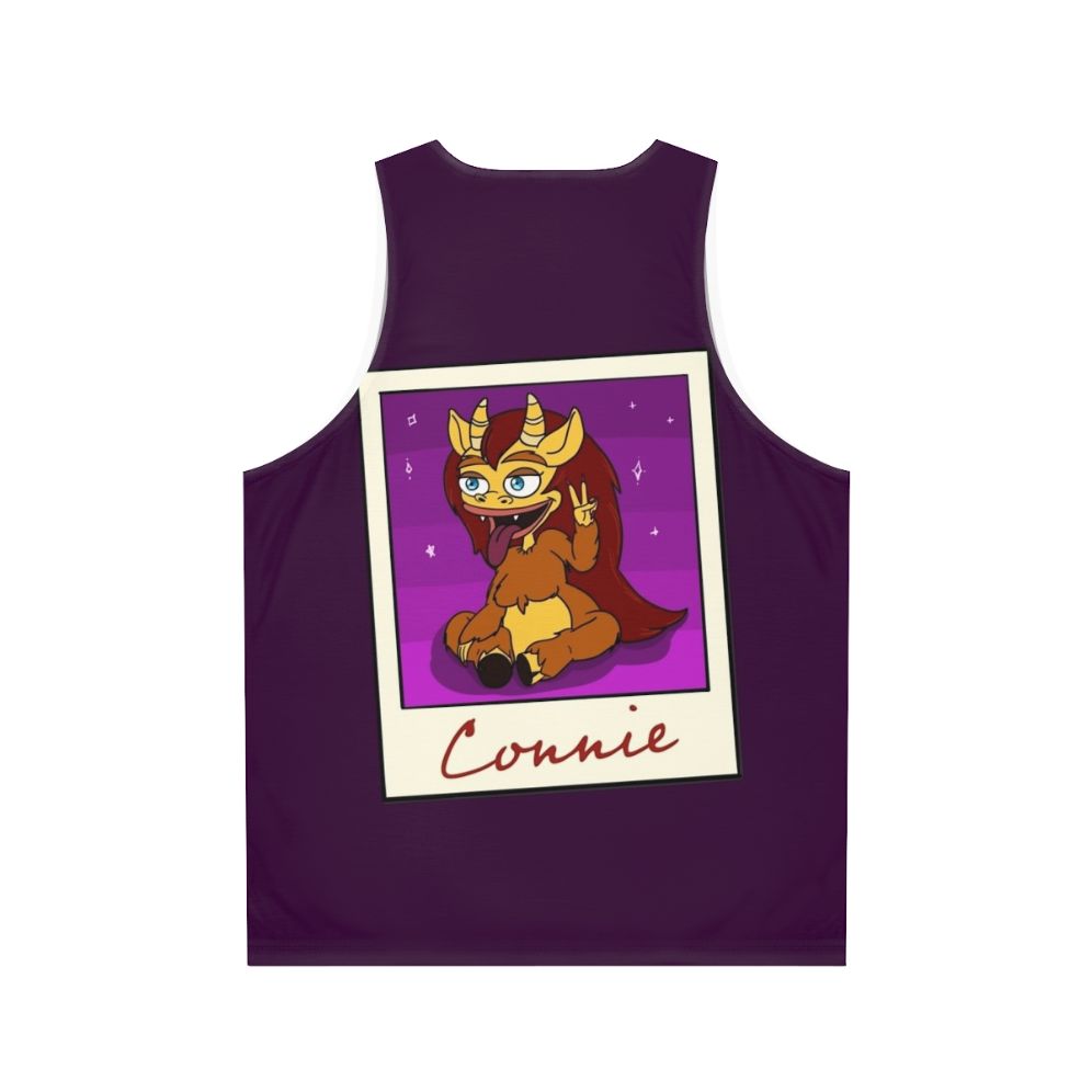 Big Mouth Hormone Monster Connie Unisex Tank Top - Back