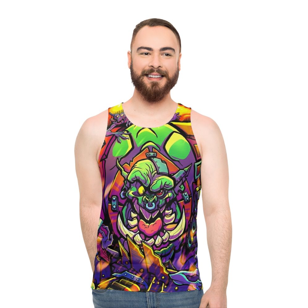 Warhammer 40k Ork "Waaagh!" Unisex Tank Top - men