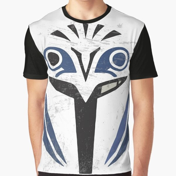 Bo Katan Mandalorian Logo Graphic T-Shirt