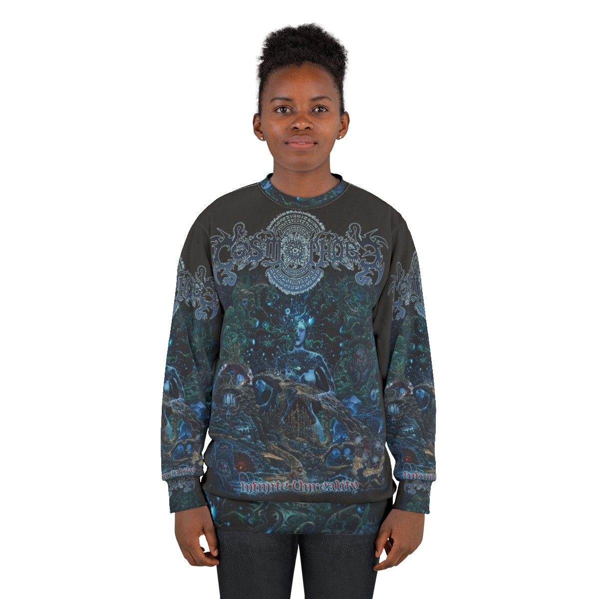 Cosmophobe Infinite Unreality EP Heavy Metal Sweatshirt - women