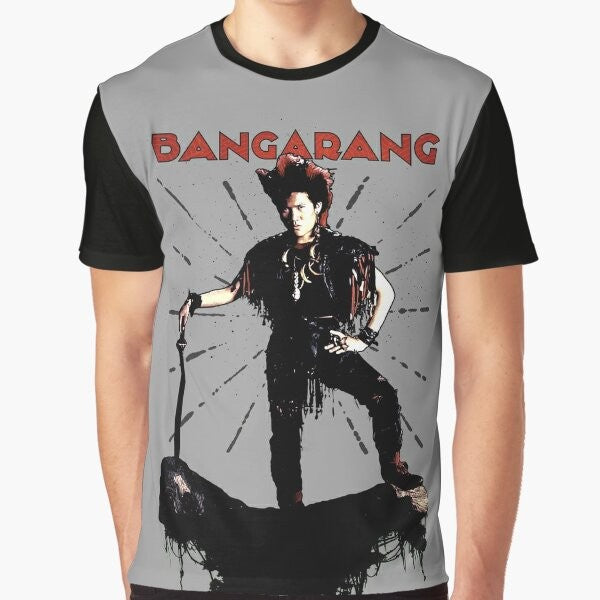 Bangarang 90s graphic t-shirt with Rufio from the movie Hook