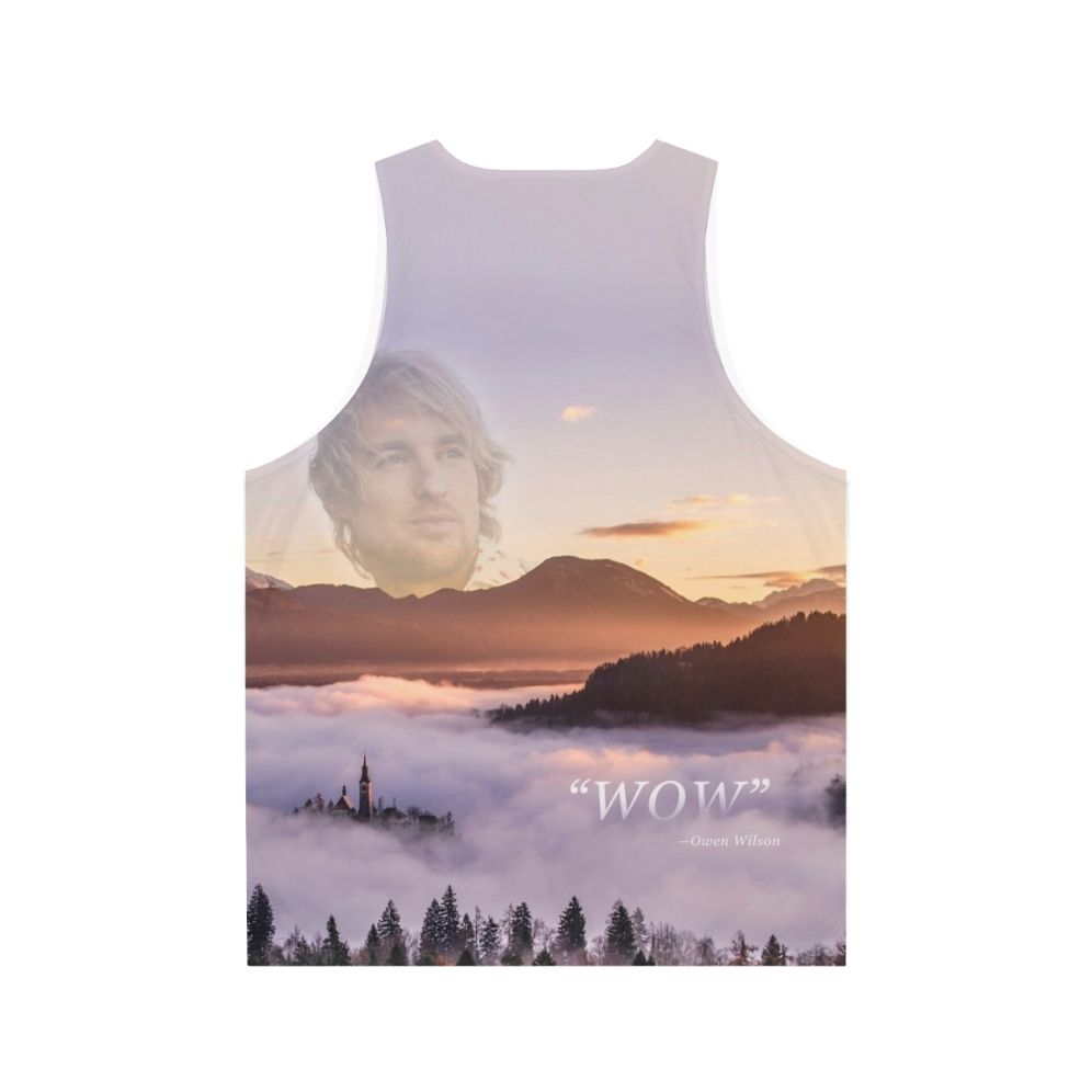 Wow! Owen Wilson Inspired Unisex Tank Top - Back