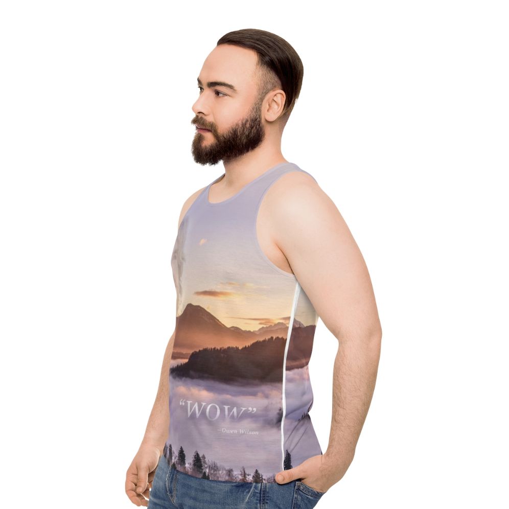 Wow! Owen Wilson Inspired Unisex Tank Top - men side