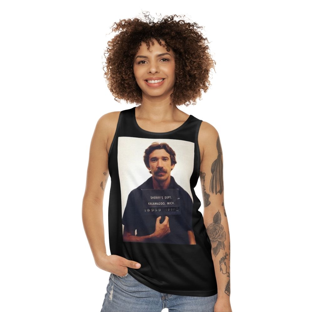 Tim Allen Mugshot Unisex Tank Top - women