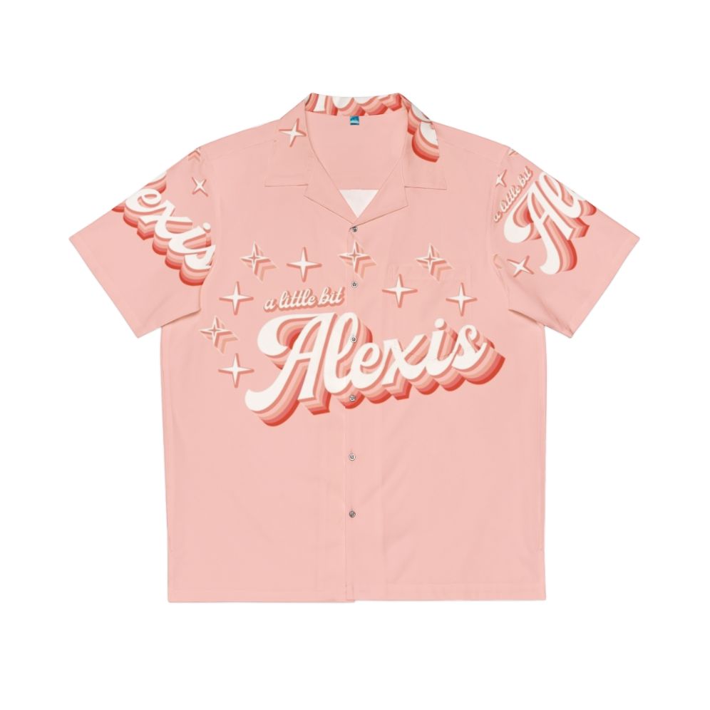 Alexis Rose "A Little Bit Alexis" Hawaiian Shirt with Retro Stars