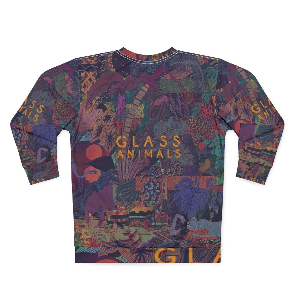 Glass Animals Zaba Sweatshirt featuring the iconic album art - Back