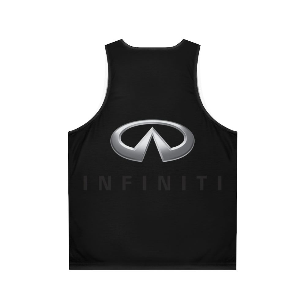 Infiniti Car Design Unisex Tank Top - Back