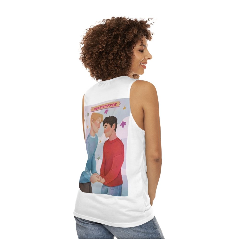 Heartstopper Unisex Tank Top - women back