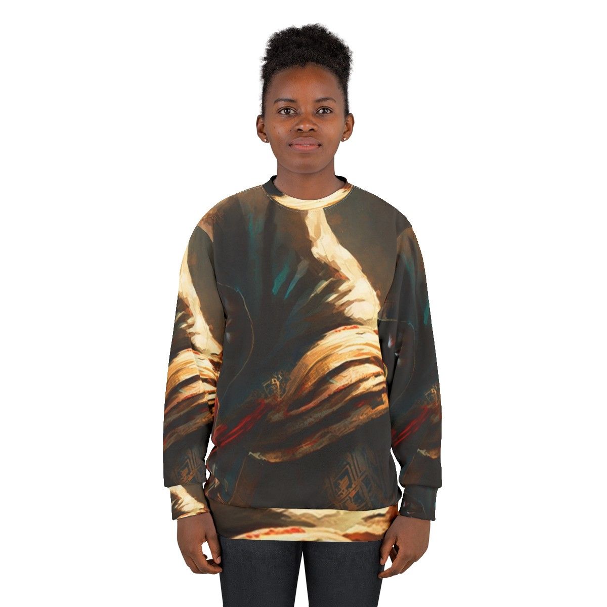 Assassins Creed Painting Inspired Gaming Sweatshirt - women