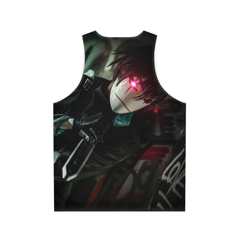 Darker Than Black Hei Anime Cosplay Tank Top - Back