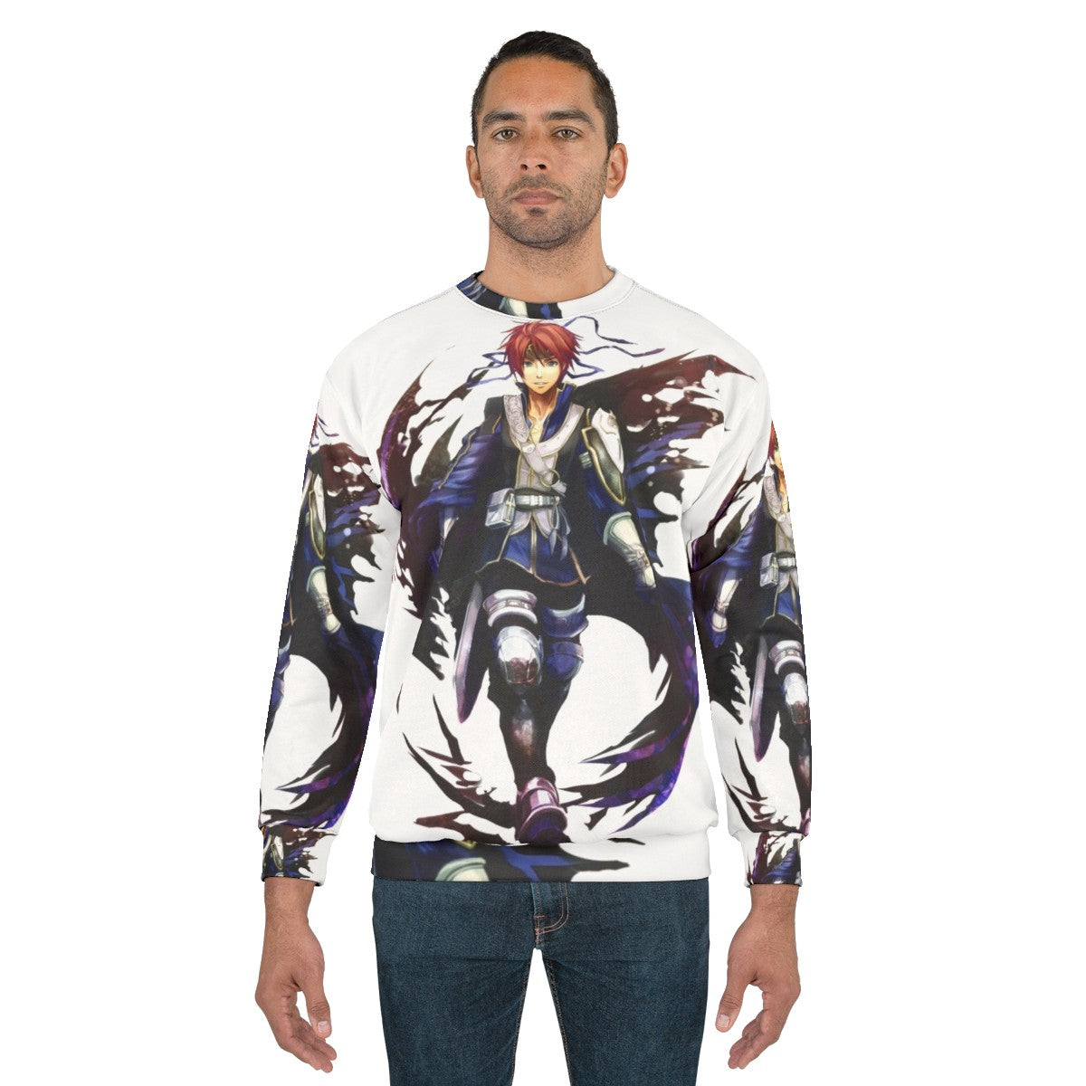 Roy from Fire Emblem on a sweatshirt - men