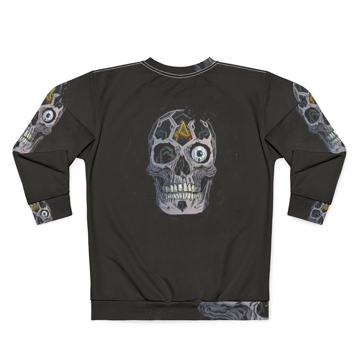 Atreyu "In Our Wake" Skull Album Cover Graphic Sweatshirt - Back