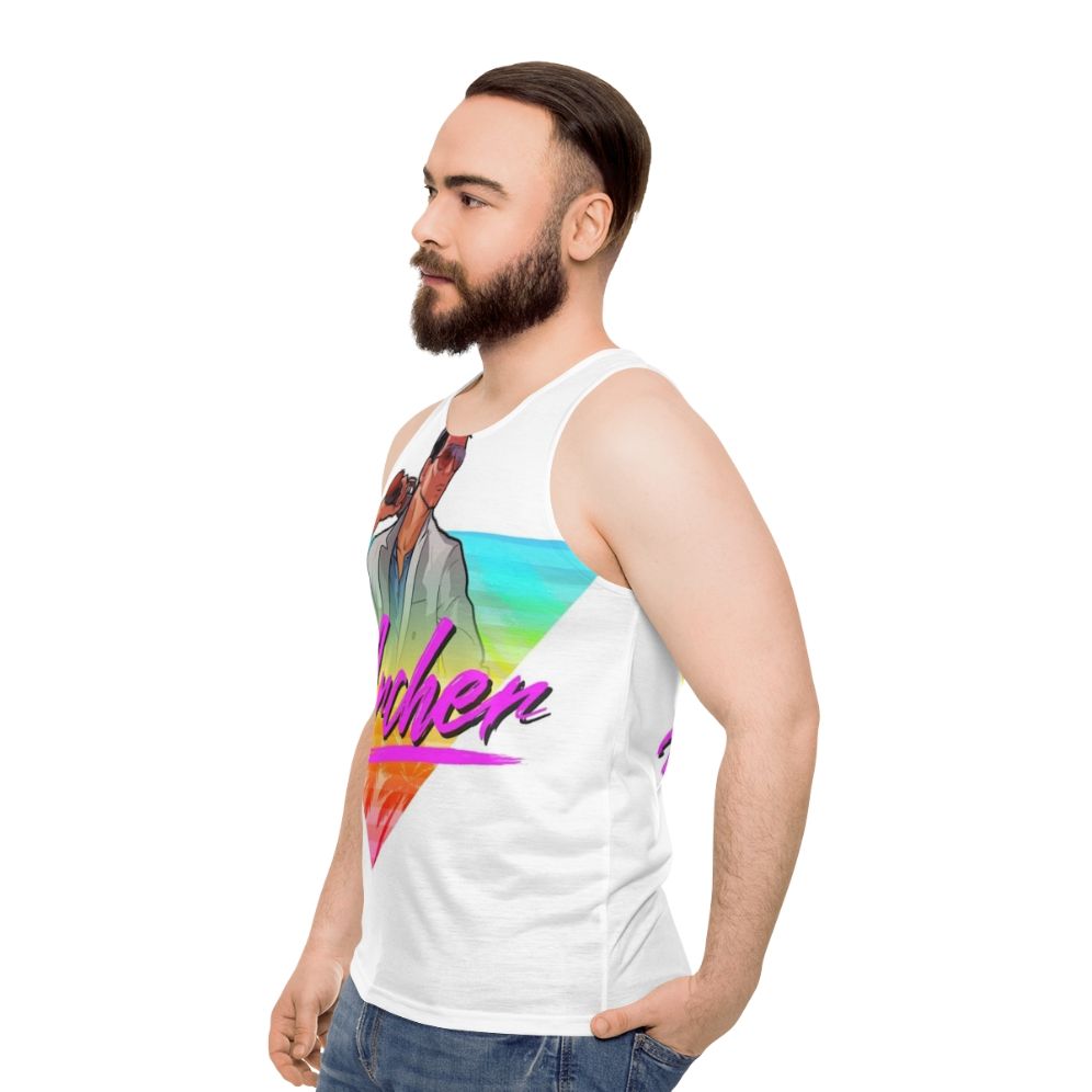 Archer Vice 80s Unisex Tank Top - men side