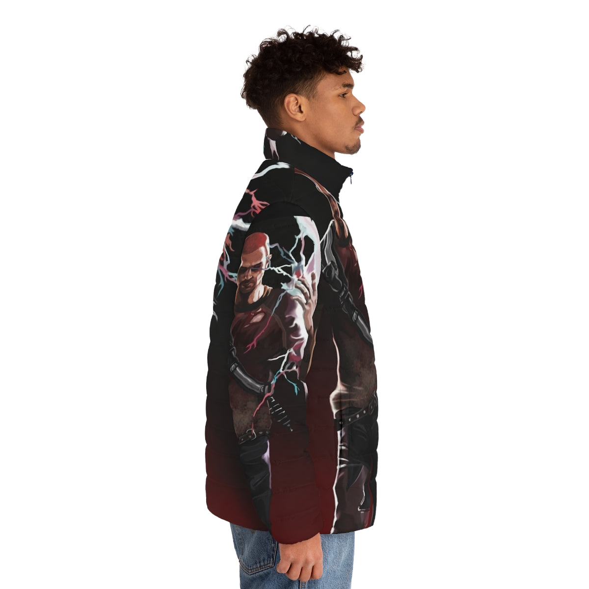 Cole Mcgrath Evil Painting Puffer Jacket - men side right