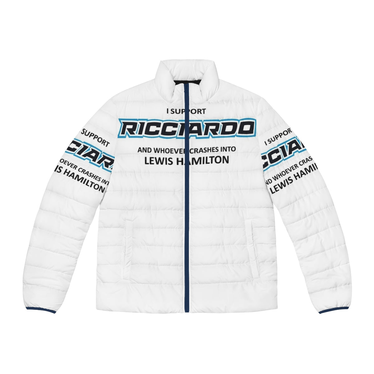 "I Survived the Backrooms" Puffer Jacket with focus keyword "the backrooms"