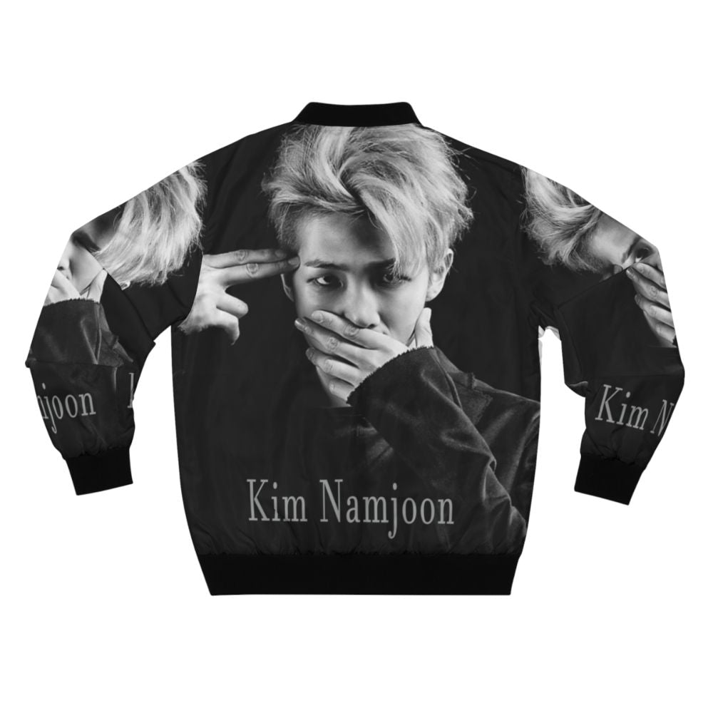 Kim Namjoon BTS RM Inspired Bomber Jacket - Back