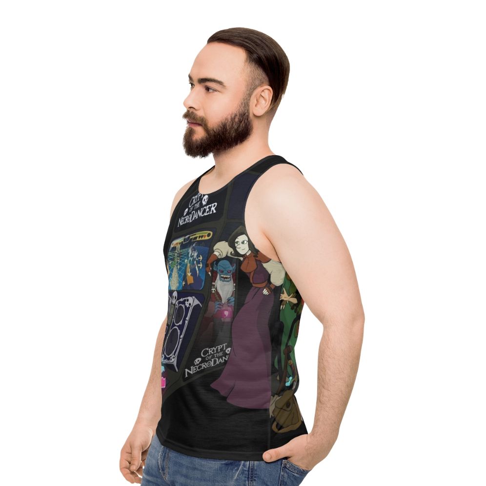 Arcade of the Necrodancer Unisex Tank Top - men side