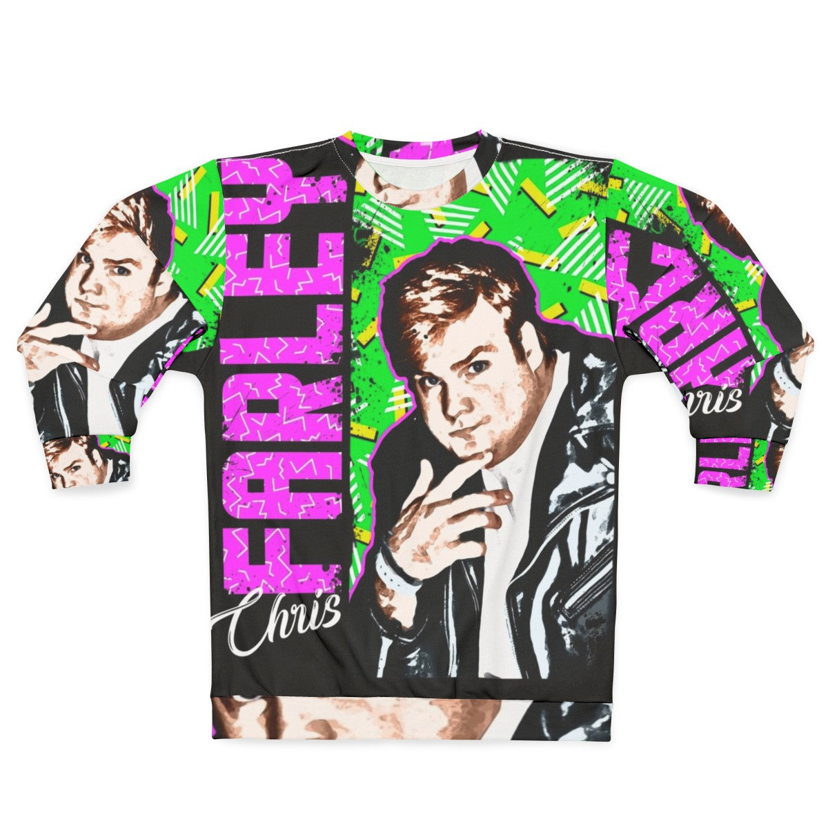 Retro Chris Farley Graphic Sweatshirt