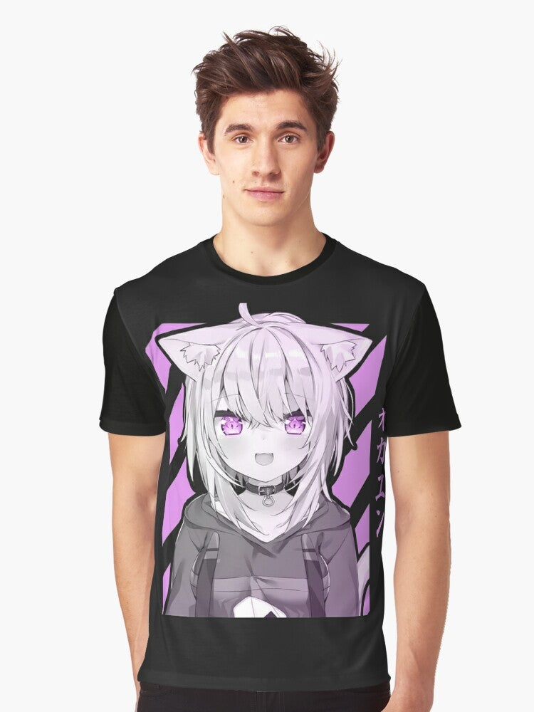 Nekomata Okayu Hololive Virtual Youtuber Anime Graphic T-Shirt - Men