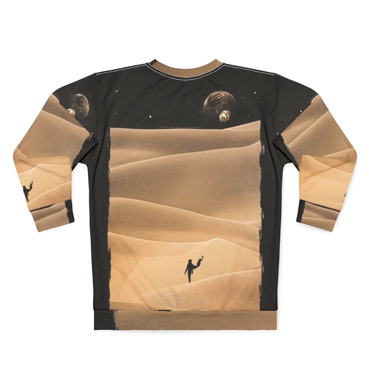 Dune Arrakis Faction Sweatshirt with House Symbols - Back