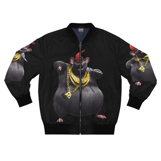 Biggie Cheese Rat Bomber Jacket