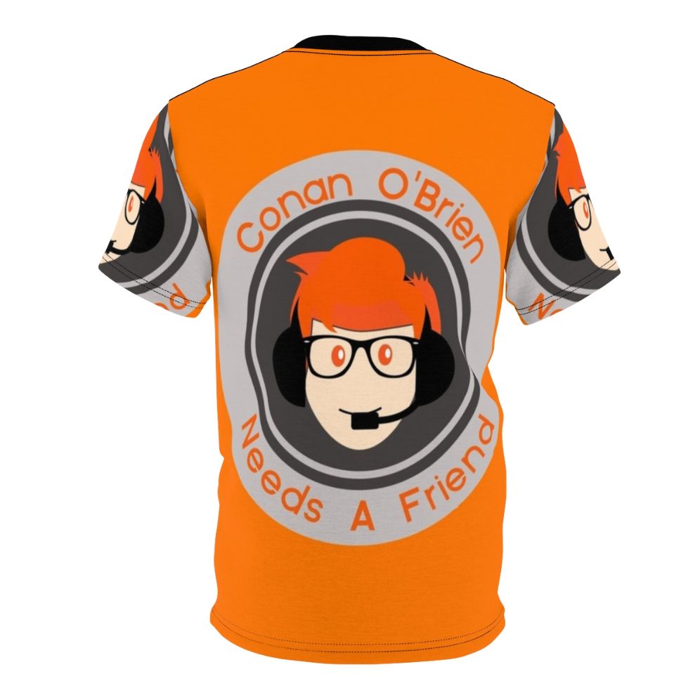 Conan O'Brien Team Coco T-Shirt featuring the late-night comedy host and his popular podcast - Back