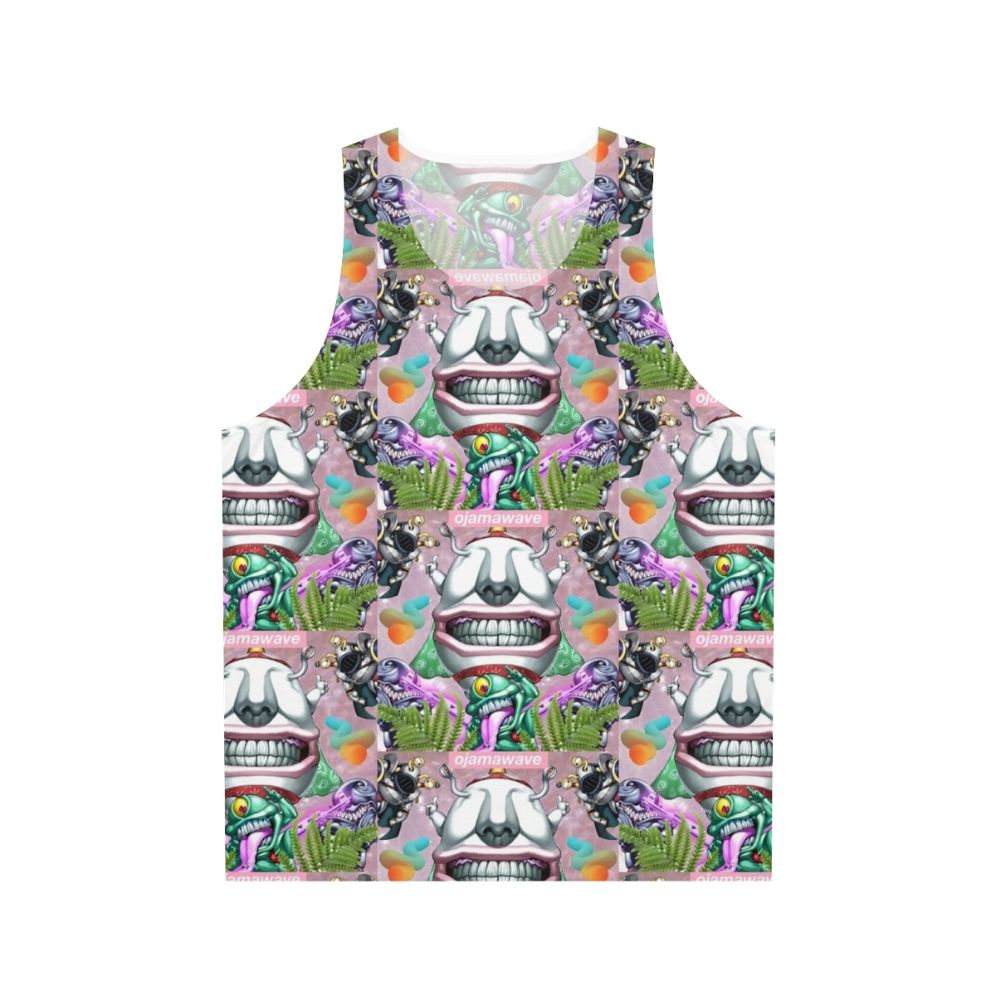 Ojama Wave Unisex Yugioh Vaporwave Aesthetic Tank Top