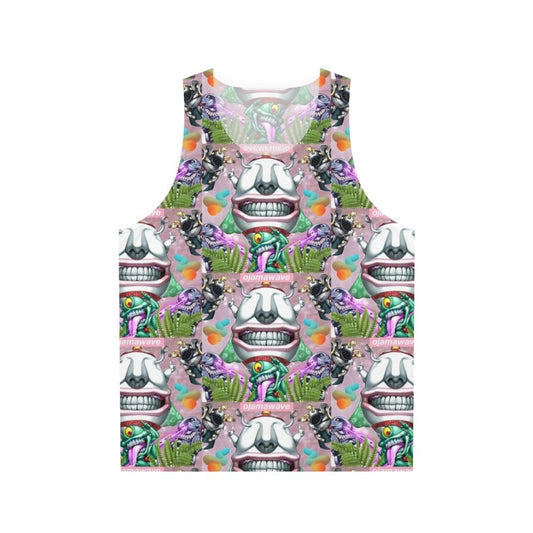 Ojama Wave Unisex Yugioh Vaporwave Aesthetic Tank Top