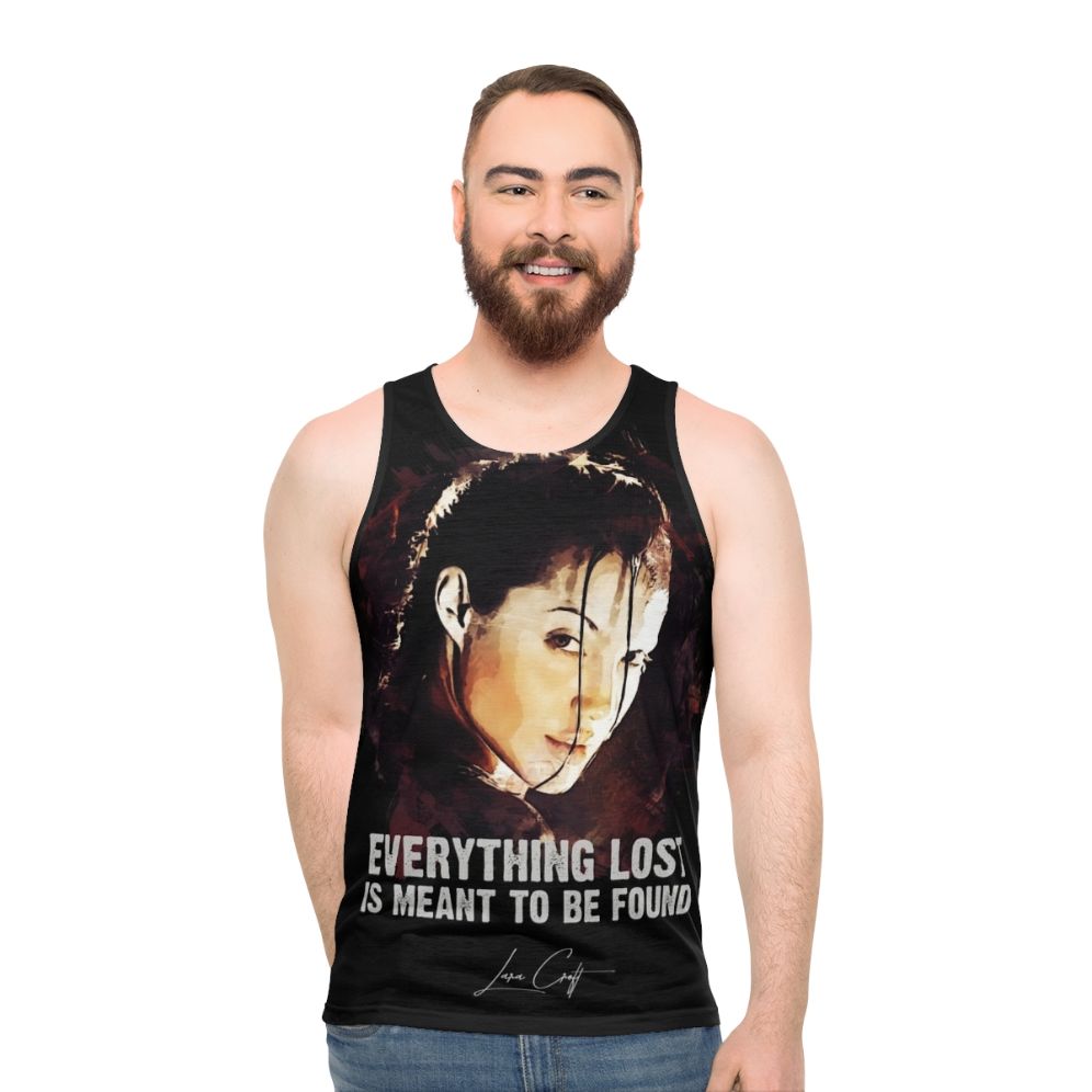 Angelina Jolie Tomb Raider Unisex Tank Top - men