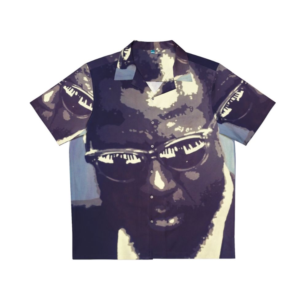 Thelonious Monk Hawaiian Shirt with Jazz Music Motif