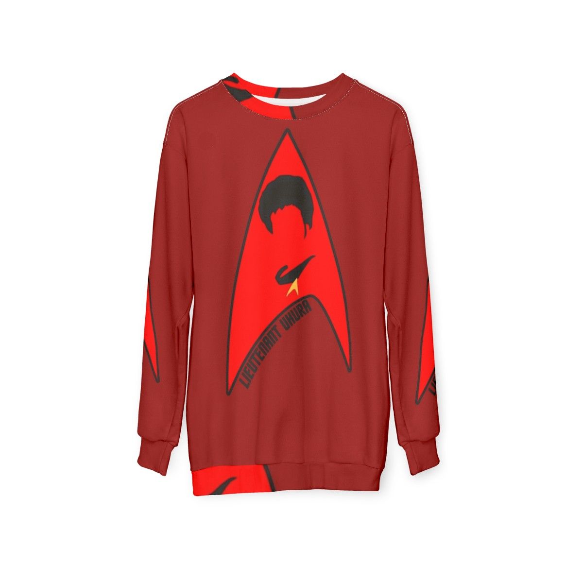 Lieutenant Uhura Star Trek Original Series Sweatshirt - hanging