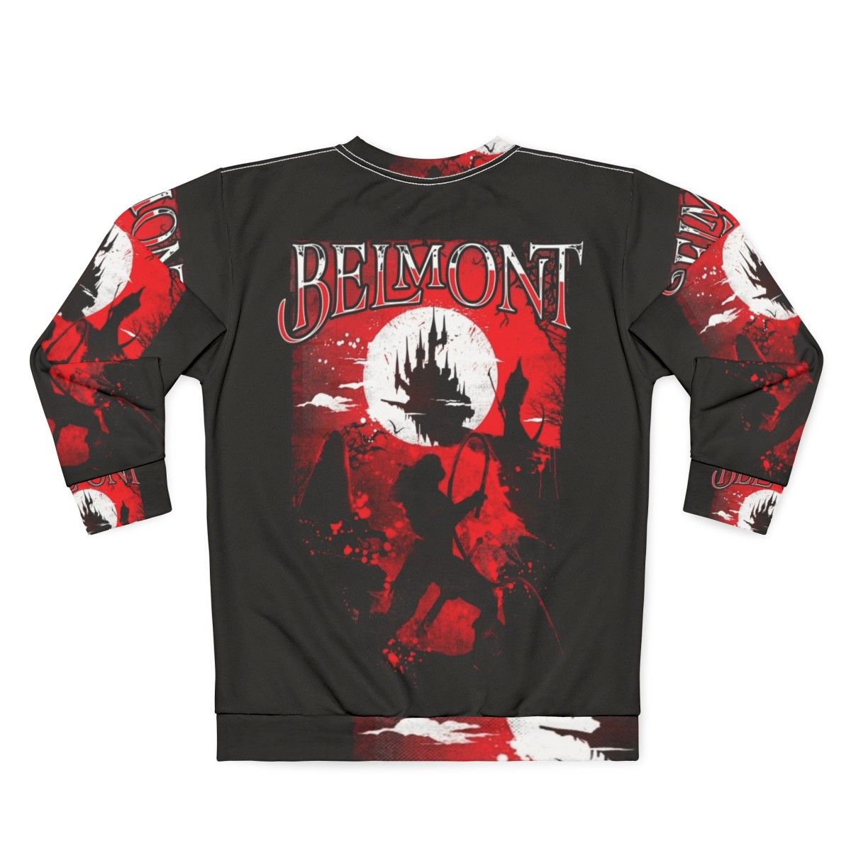 Belmont Vampire Hunter Sweatshirt - Castlevania Inspired - Back