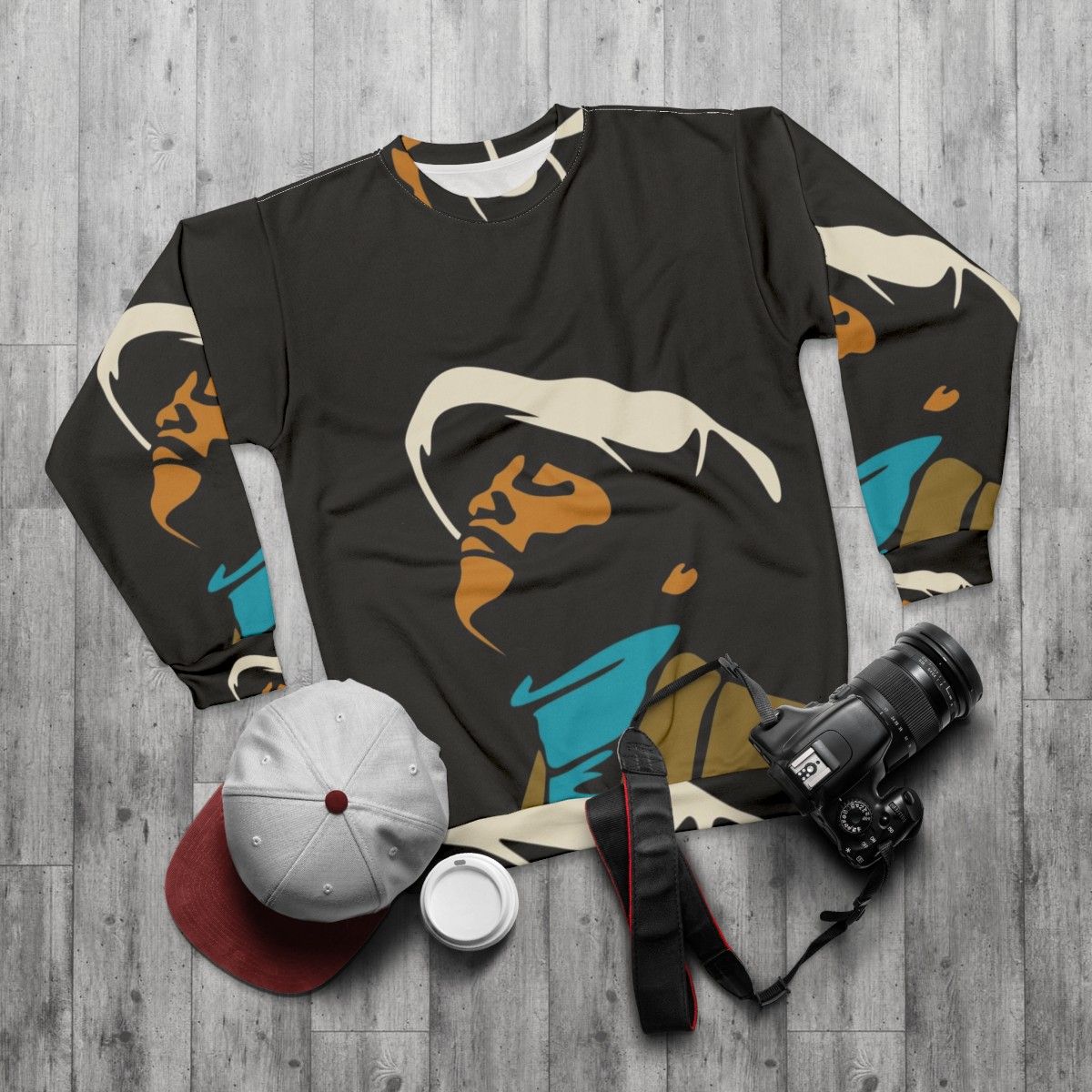 Donny Hathaway Inspired Sweatshirt - flat lay