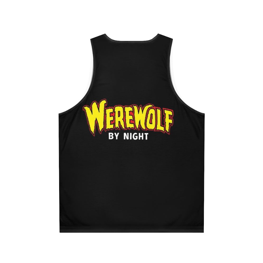 Werewolf by Night unisex tank top - Back